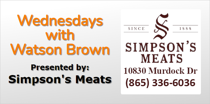 TonyBasilio's tweet photo. Watson Brown is presented by Simpson's Meats https://t.co/A9tqIanY85 https://t.co/kSYHz4qI7i