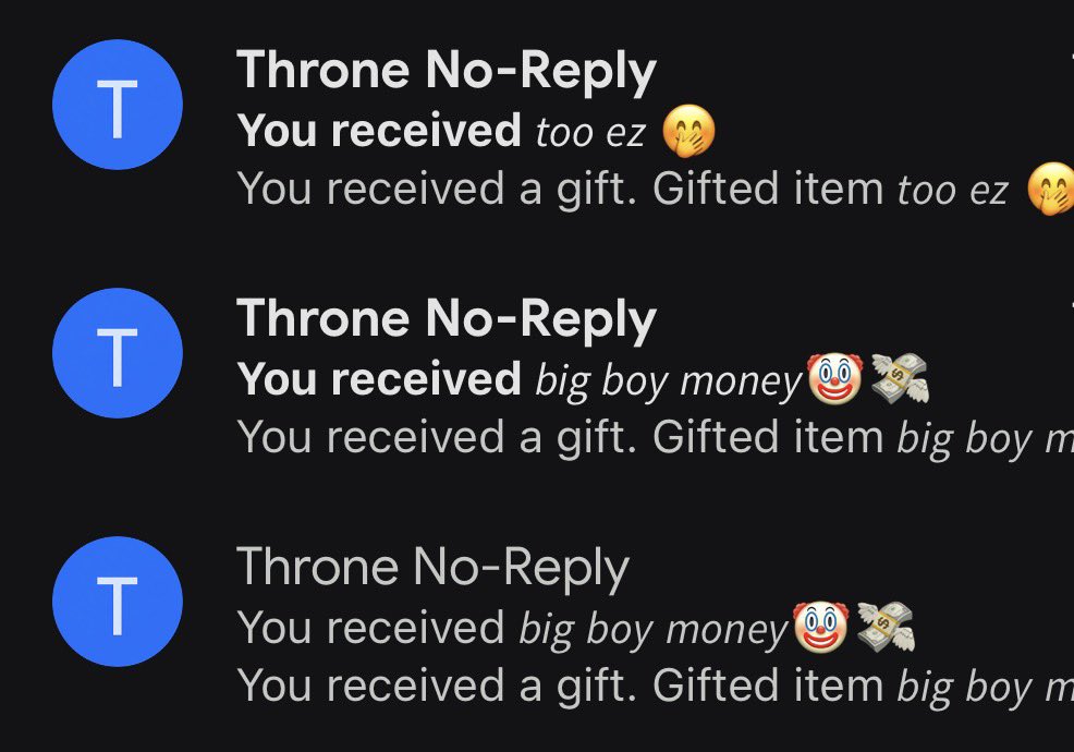 ezwalletdrainer's tweet photo. chat… this unc might actually be the biggest joke on this app 😭

this loser just sent me $700 in 5 minutes

FIVE. FUCKING. MINUTES. 🤣

honestly… i’m just too fucking good at ts ♡

——

~ findom • paypig • goon • humanatm • freeloader • manscam • 2dfd • catfish ~ https://t.co/Dk9Er9lZ6P
