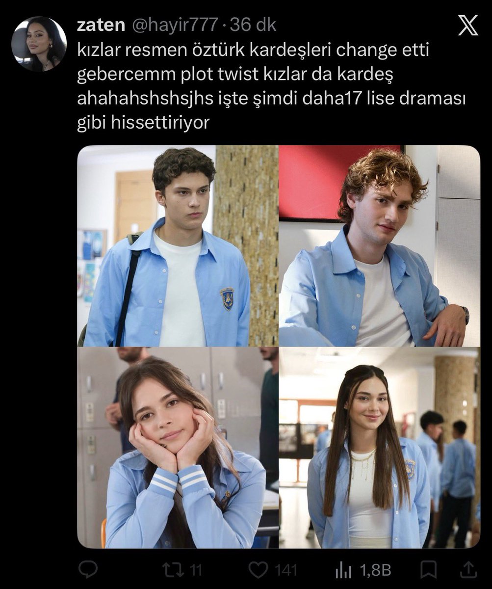 devilwithing's tweet photo. sitenin delisi hayır777 ablamiz amnezi ilaçlarını yine almayı unutmus öztürk kardesleri change etmediler teoyu change ettiler aras öztürk hicbir zaman kezban sisterların olmadı https://t.co/vlnEV0kpU0