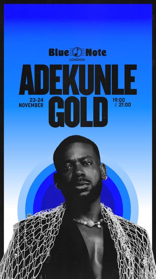 uskelemeplug's tweet photo. Adekunle Gold has been announced as a headliner for the London Blue Jazz Fest on November 22 — 23 🏟️🤩

He will be the first Afrobeats artiste to perform at the iconic Blue Note Jazz show in London🔥

#UskelemePlug #Entertainment #AdekunleGold #LondonBlueJazzFest #November https://t.co/Y0vjsCYa7B