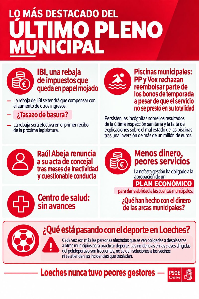 PSOELoeches's tweet photo. ‼️PLENO MUNICIPAL | Lo del Pleno👇 https://t.co/ygdITduNVQ
