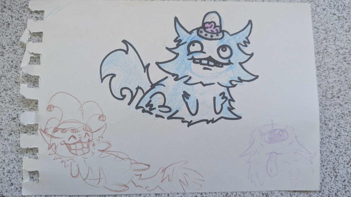 fishysack's tweet photo. arty and frankie i drew during class https://t.co/qwDHD7KcUm
