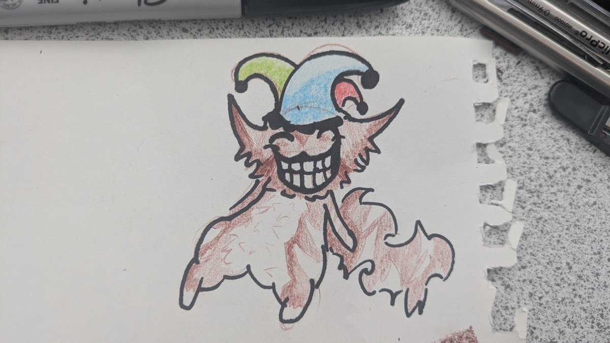 fishysack's tweet photo. arty and frankie i drew during class https://t.co/qwDHD7KcUm