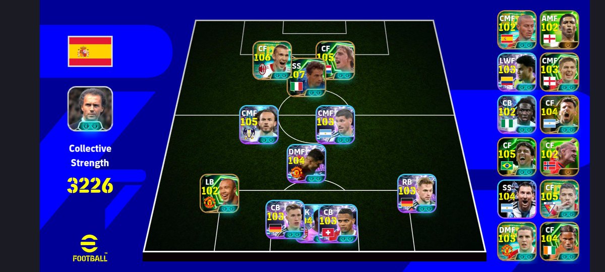 UcheSundaycc's tweet photo. Thanks so much for the Johan cruyff build 
Since then he's been my weapon even if he's not in a good morale I can't bench him https://t.co/8MTNbp2gbZ