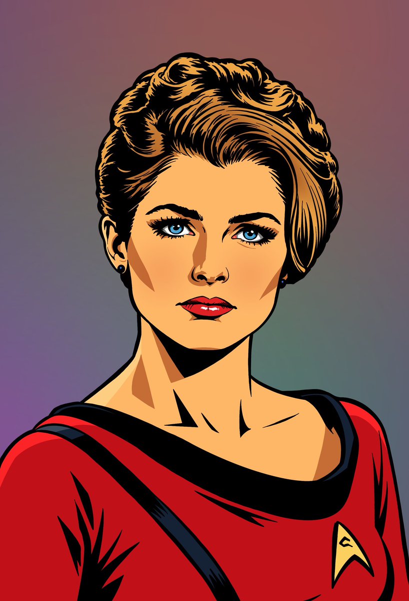 OliverKuhlmann1's tweet photo. #startrek #annmulhall #returntotomorrow #digitalart #art https://t.co/VTVemcWizE