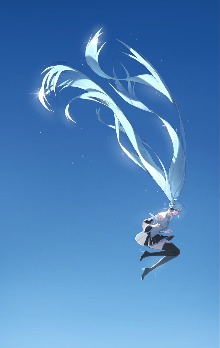 HUlJJeokuu's tweet photo. #初音ミク 옛날에 그린 미쿠 https://t.co/I7qrZ6Epuu