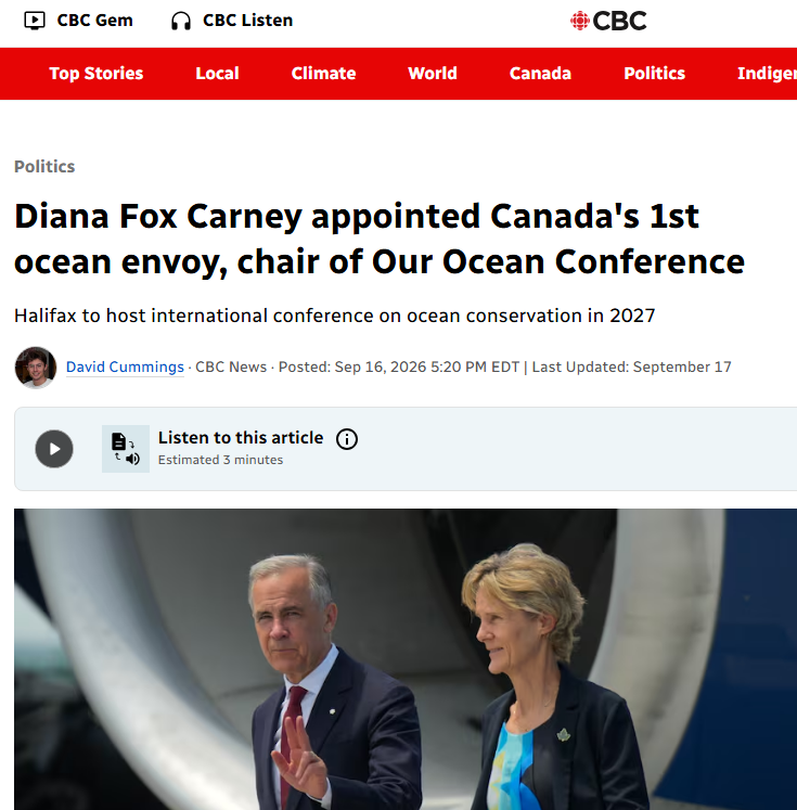 cbcwatcher's tweet photo. Has anyone seen published?:
1. The budget Diana Fox Carney controls
2. Signing or approval authority over grants or contracts
3. Whether she has government-funded staff, travel, or office support

The complete lack of a public selection process and the absence of those details is obvious. Media is unwilling to point out the transparency gap