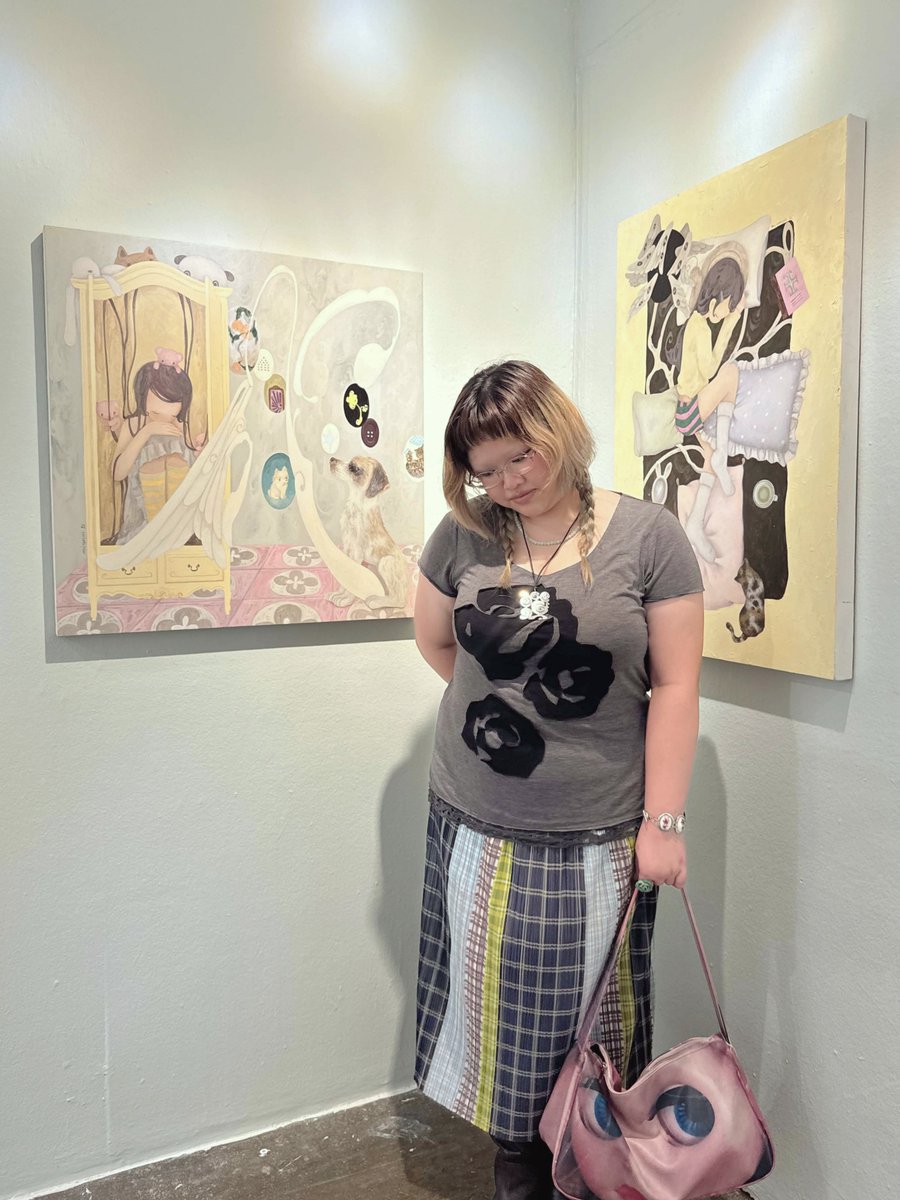 cozybao's tweet photo. yesterday i visited an exhibit i've been eager to go to ever since opening dates were posted... it was as dreamy as i had expected 🤍 https://t.co/mHfmvokJdw