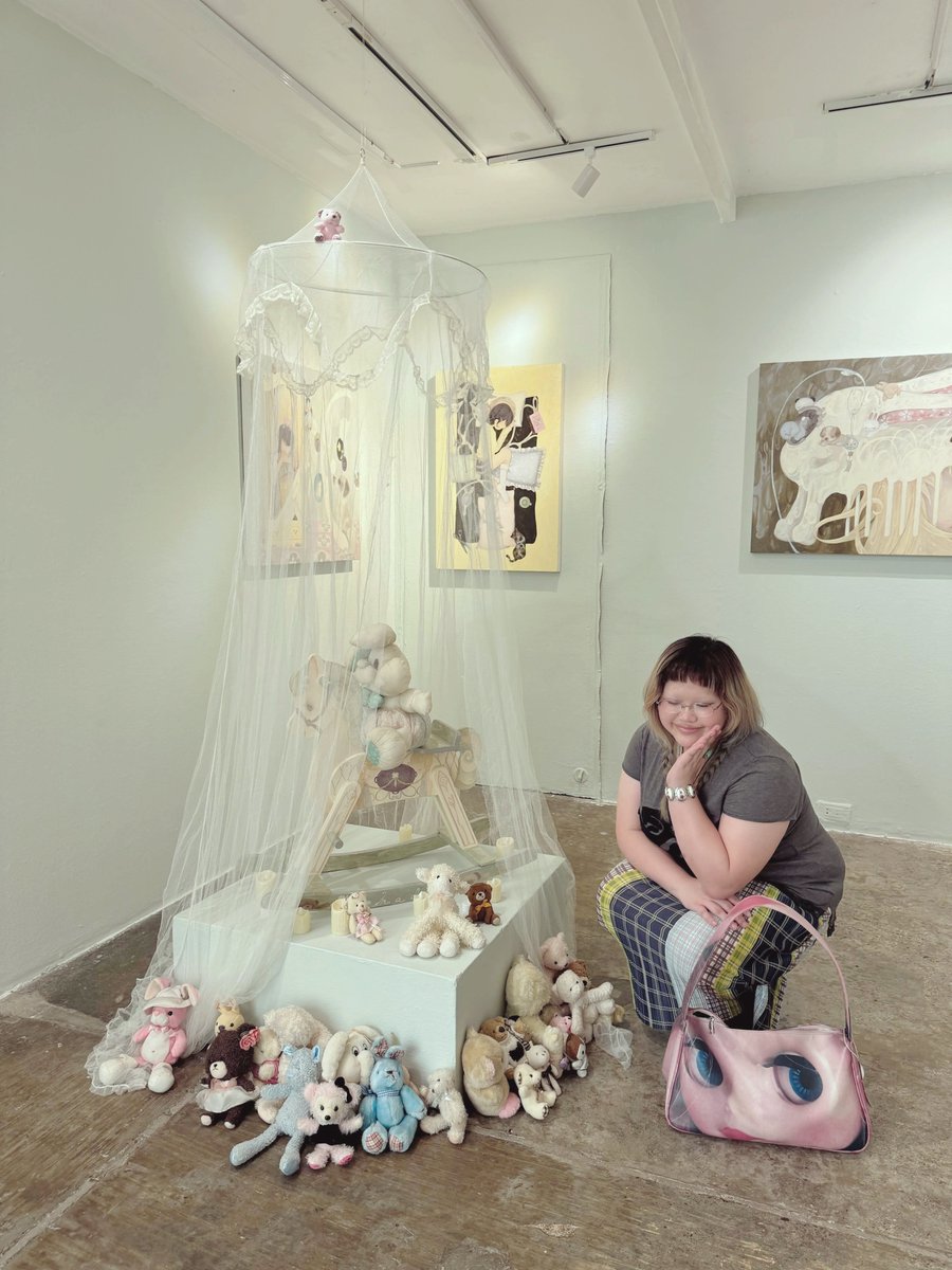 cozybao's tweet photo. yesterday i visited an exhibit i've been eager to go to ever since opening dates were posted... it was as dreamy as i had expected 🤍 https://t.co/mHfmvokJdw