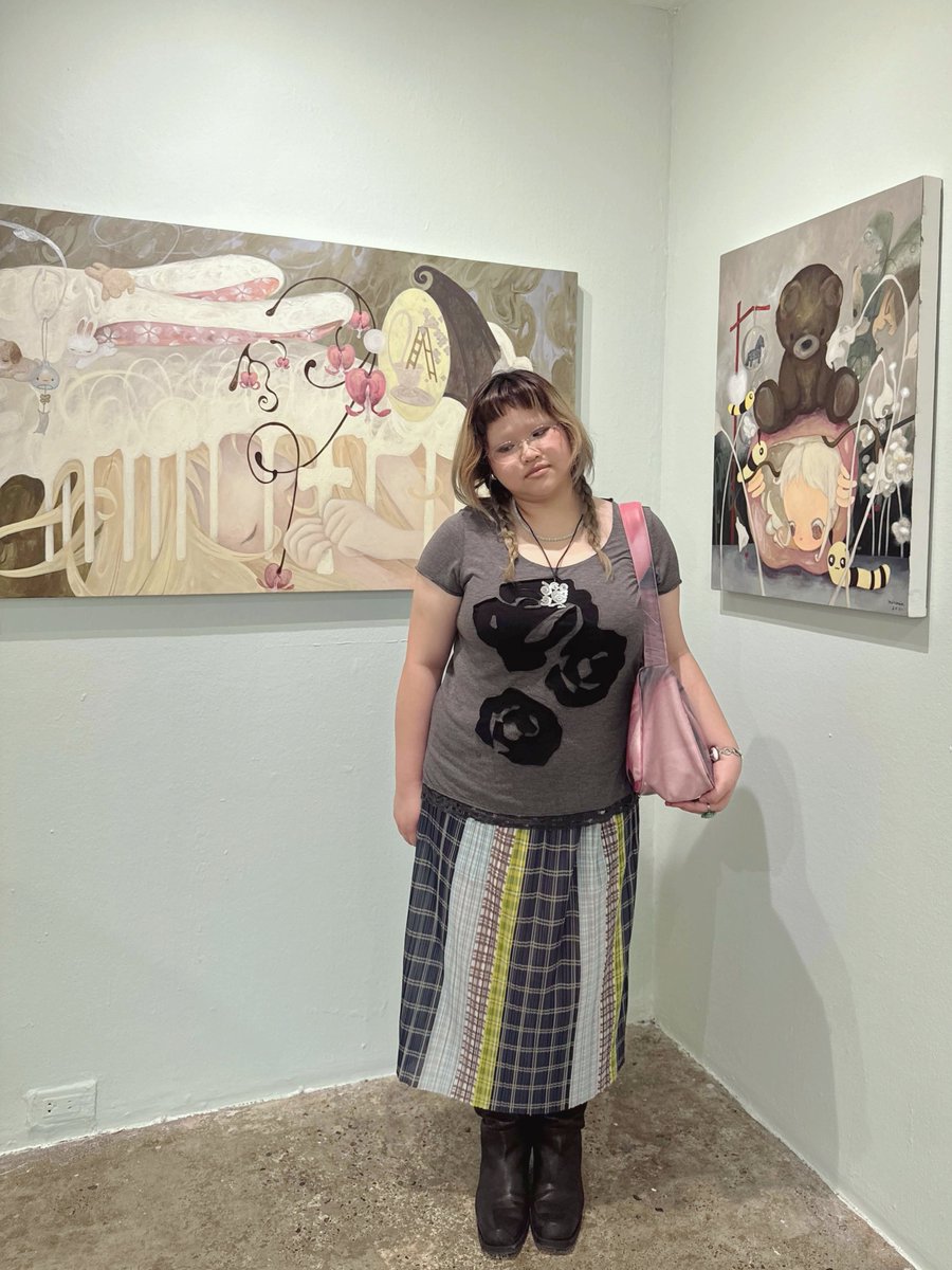 cozybao's tweet photo. yesterday i visited an exhibit i've been eager to go to ever since opening dates were posted... it was as dreamy as i had expected 🤍 https://t.co/mHfmvokJdw