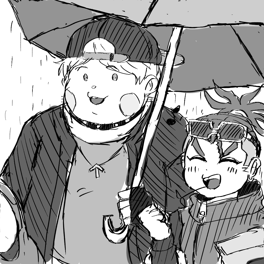 ing_tail's tweet photo. 雨続きの中でも一緒に買い出しして～ https://t.co/QMeYwqJyDU