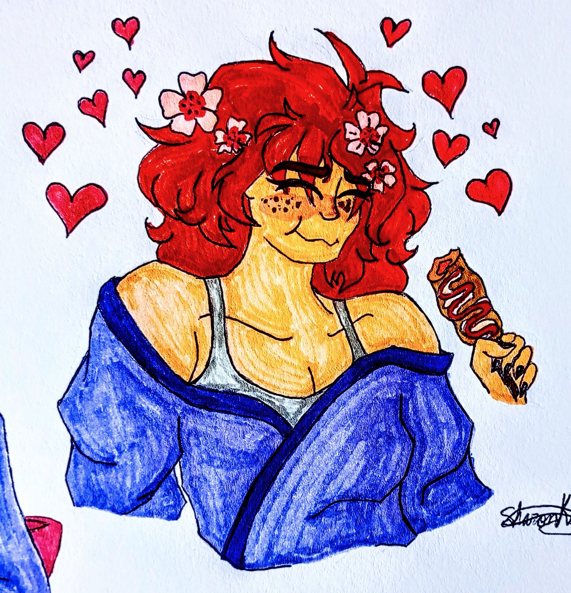 Furr1ta_Simp_19's tweet photo. Después de tanta Espera, creo que ya es tiempo de Publicar esto. Así que... ~

Ta-dah!! Un Fanartsito dedicado al Divón del @N0t_DocBoi!! Me divertí mucho en Dibujarlo y Pintarlo. Es para mí, mi Musa. Lo quiero muchín, mi Vlad. ~ >/// ///< https://t.co/HXTF9bxxZz