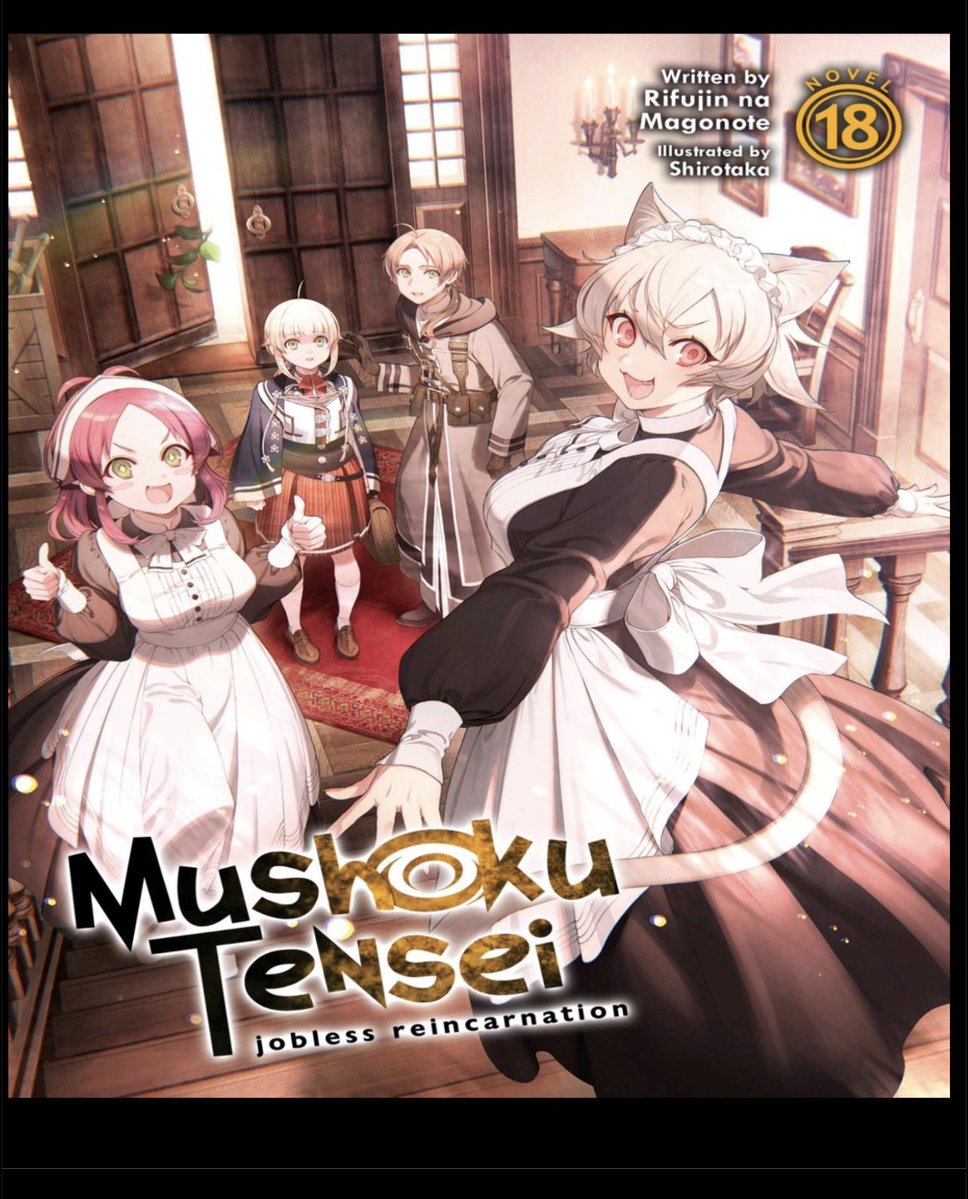 of96r's tweet photo. بداية قراءة المجلد 18 
#Mushokutensei
#موشوك_تينسي https://t.co/bPl59P3viB