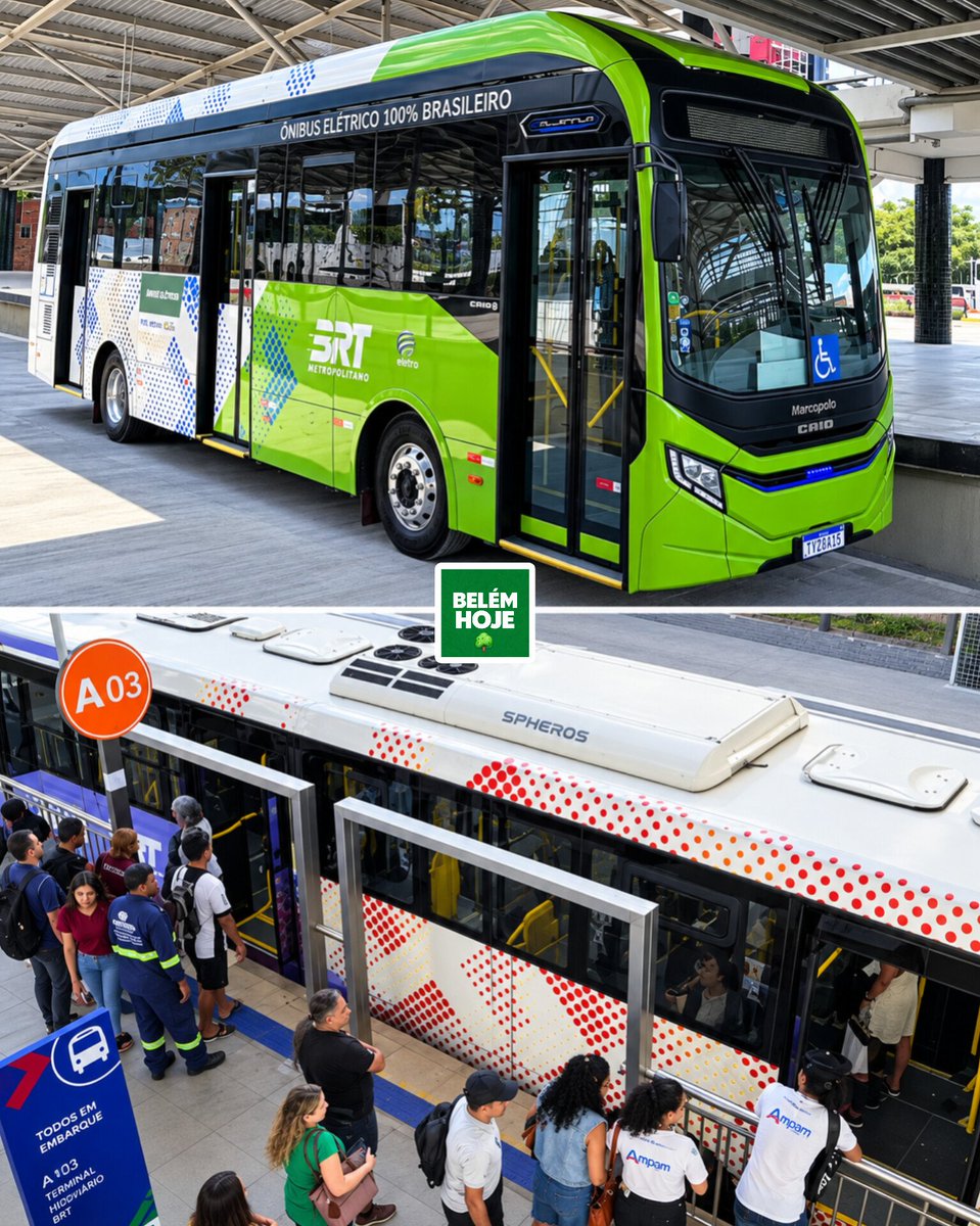 BelemHoje's tweet photo. 🚨 Moradores de Ananindeua reclamam do BRT já vir lotado desde Marituba:

Usuários se sentem prejudicados com veículos cheios vindo de outros locais e pedem mais ônibus vazios partindo direto do terminal de Ananindeua.

Também pedem aumento na frota da linha que vai para a UFPA. https://t.co/bqX5lWRpkE