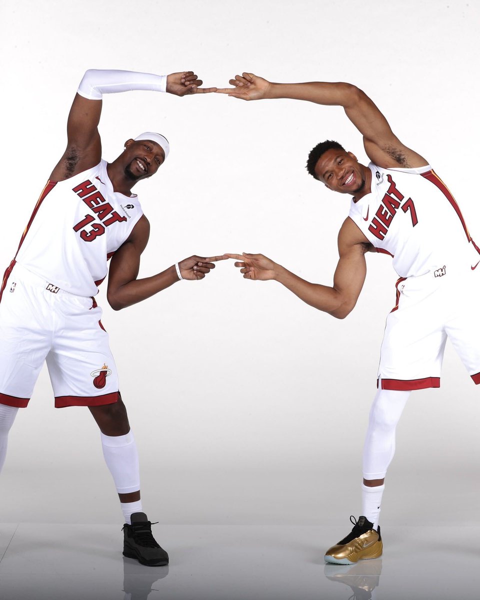 HeatvsHaters's tweet photo. Bam x Giannis fusion photo dropped https://t.co/OCgKl7vFFU