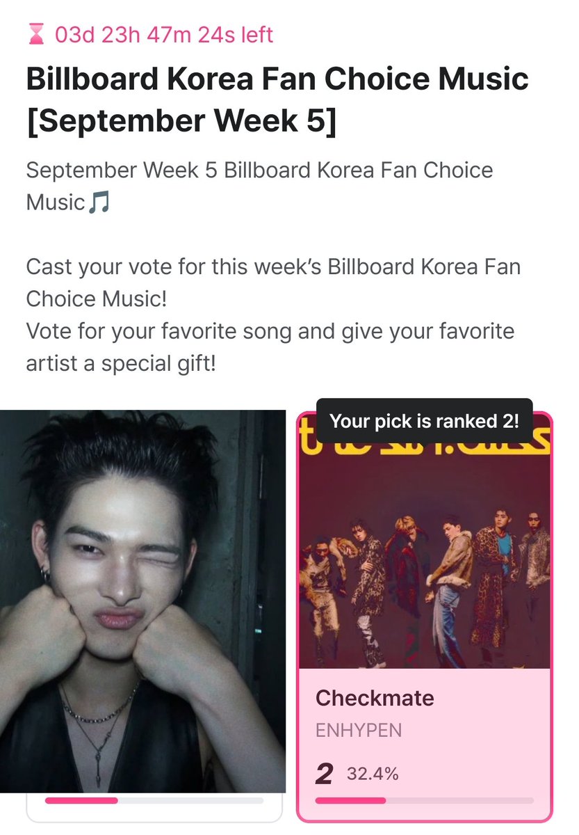 wonniesgardn's tweet photo. ENGENE, let's get the voting spirit back!!
we have to get ready for our nov comeback. https://t.co/ghmGN7OS7j