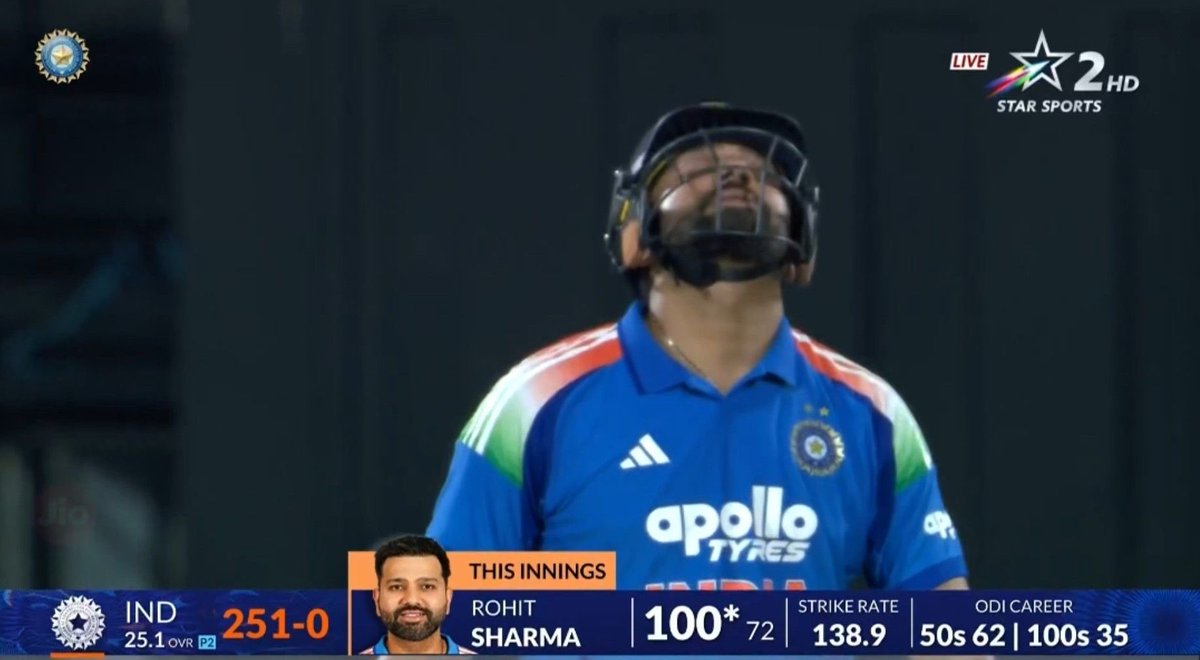 mufaddal_vohra's tweet photo. 🚨 35TH ODI HUNDRED BY ROHIT SHARMA. 🚨 https://t.co/62vDadVjbg