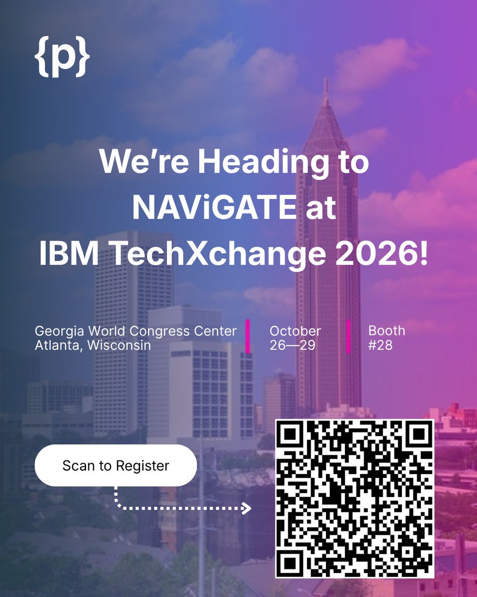 programmersio's tweet photo. Heading to NAViGATE x IBM TechXchange!

Join us Oct. 26–29 at Georgia World Congress Center, Atlanta, and visit our team at Booth #28 to talk IBM i modernization, AI strategy &amp; emerging tech.

Special rate via COMMON: https://t.co/IQGri75UHl

#IBMi #IBMTechXchange #COMMONNAViGATE https://t.co/eQkF1ahq7O
