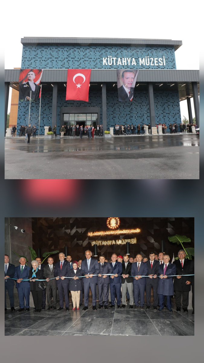 ituncoglu's tweet photo. KÜTAHYA MÜZESİ
AÇILDI
KÜLTÜR VE TURİZM BAKANI M.NURİ ERSOY,VALİ MUSA IŞIN VE DAVETLİLERİN KATILDIĞI TÖRENLE AÇILIŞI YAPILDI
Arkeoloji • Çocuk • Kent-Etnografya • Çini • Maden; tematik bölümleriyle müze, Kütahya’nın binlerce yıllık tarihini  yansıtıyor 
@KutahyaValiligi https://t.co/G0MAsQ1A9a