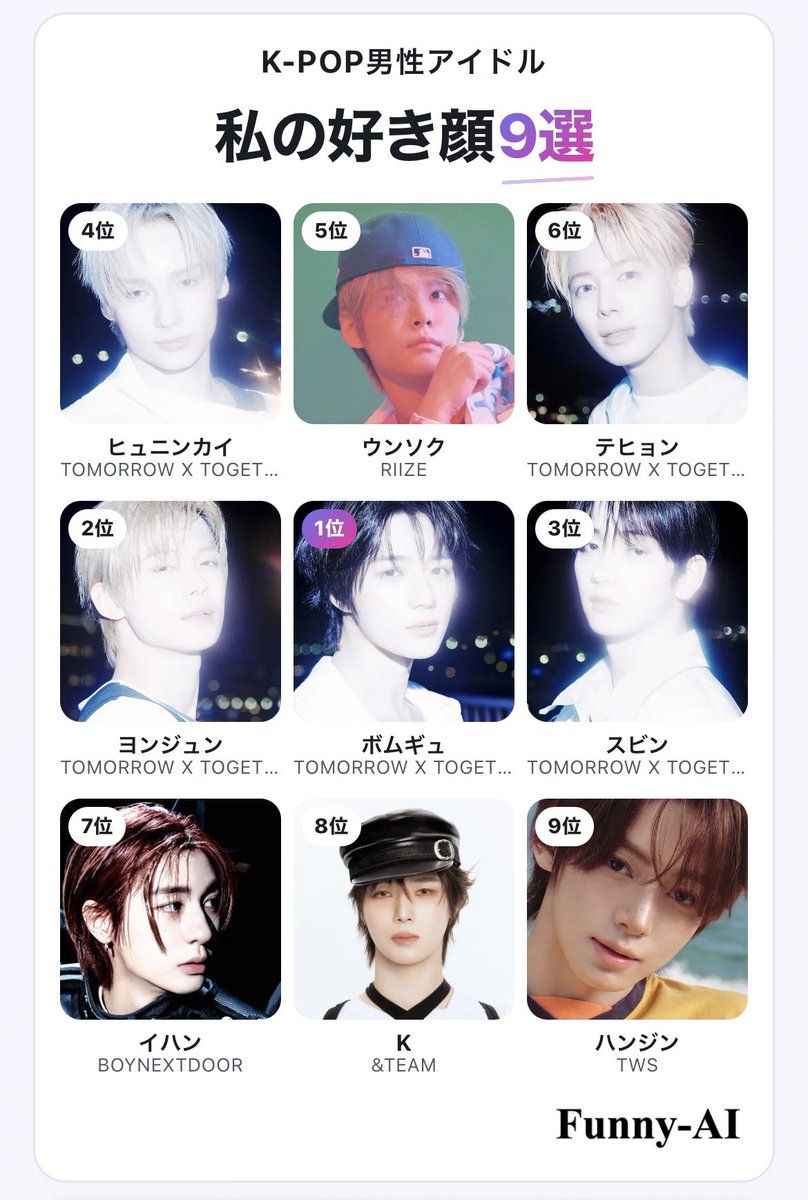 qeomb_3's tweet photo. ほんまに！やばい好き顔しかいない
もちろん1位はボムギュ♡♡>  ̫< https://t.co/f4LBG3YFS9