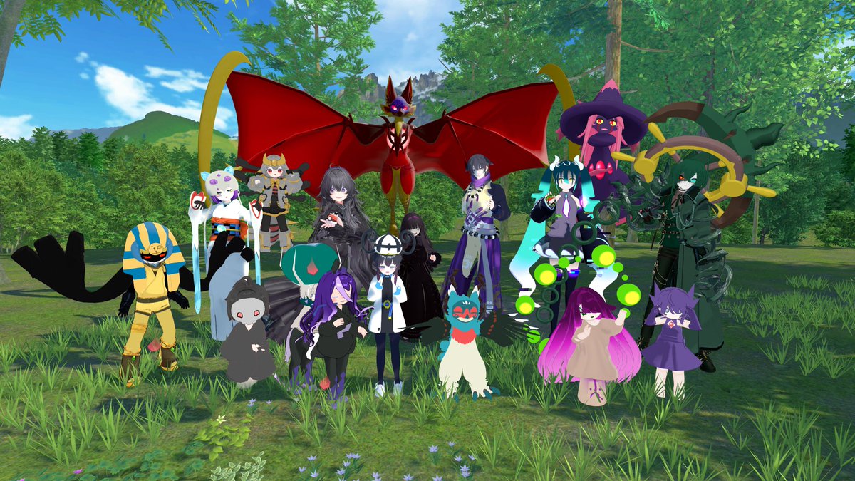 TRO_VRC's tweet photo. 今回の新改変ヨマワルでゴーストタイプ合わせ
 #VRCポケ改変集会 https://t.co/19NEKsJP3q