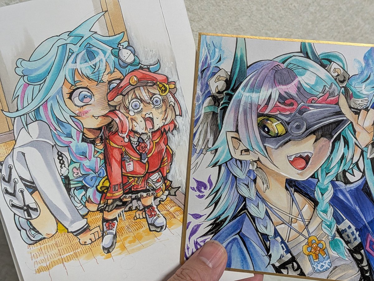 mknrinrin's tweet photo. もう先月（定期）
9月は大戦以外でガッツリ描いてたので推しの子成分は充電完了！⚡
反面、男子・筋肉成分は完成したのが馬超だけ…😭
最後の一枚は…お子様用です🤔
映画はもちろん観てません！😉

10月はもっと線画塗っていきます！👍

#今月描いた絵を晒そうㅤ https://t.co/uD2iLTWzZF