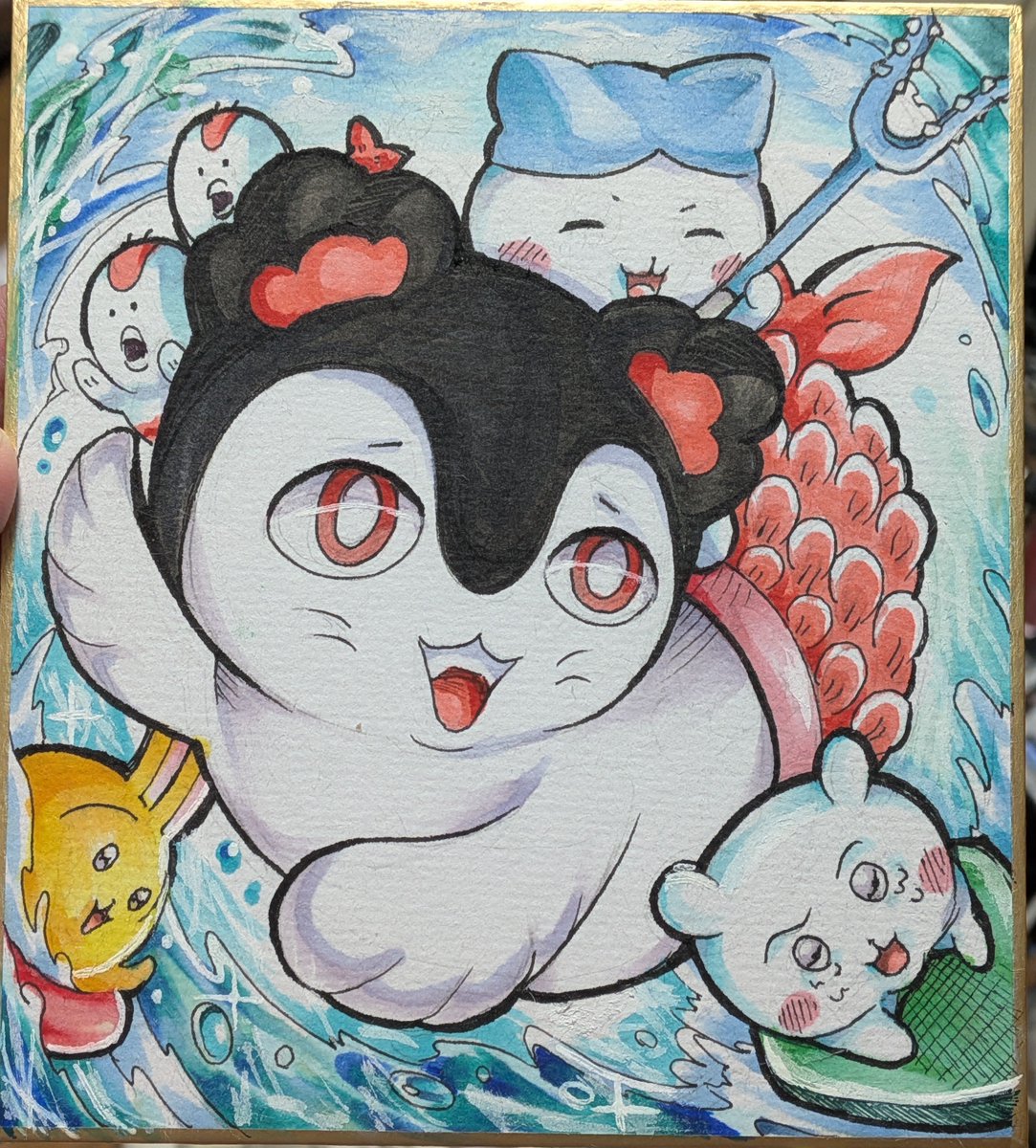 mknrinrin's tweet photo. もう先月（定期）
9月は大戦以外でガッツリ描いてたので推しの子成分は充電完了！⚡
反面、男子・筋肉成分は完成したのが馬超だけ…😭
最後の一枚は…お子様用です🤔
映画はもちろん観てません！😉

10月はもっと線画塗っていきます！👍

#今月描いた絵を晒そうㅤ https://t.co/uD2iLTWzZF
