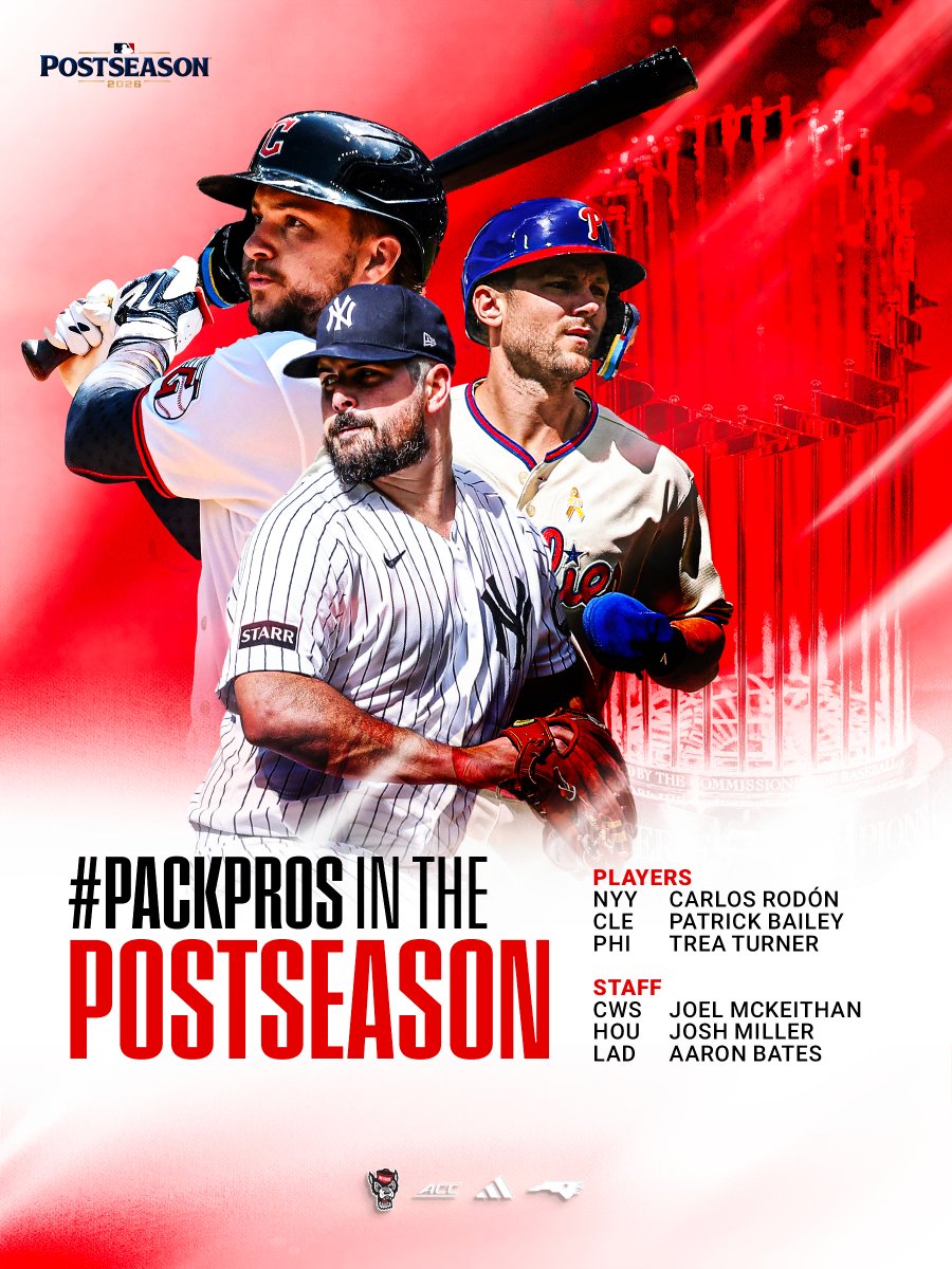 NCStateBaseball's tweet photo. Postseason Pack!
#PackPros are made for October. https://t.co/epAgdZphvy