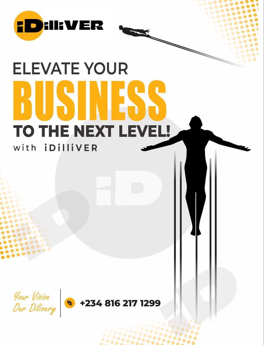 IdilliverPrd's tweet photo. This is your sign to level up.

Your business deserves more than just content, it deserves growth, visibility, and results. 

At iDilliVER, we turn your vision into creative strategies that take you to the next level. 🚀

Your Vision, Our Delivery! https://t.co/4z6Al0fPK4