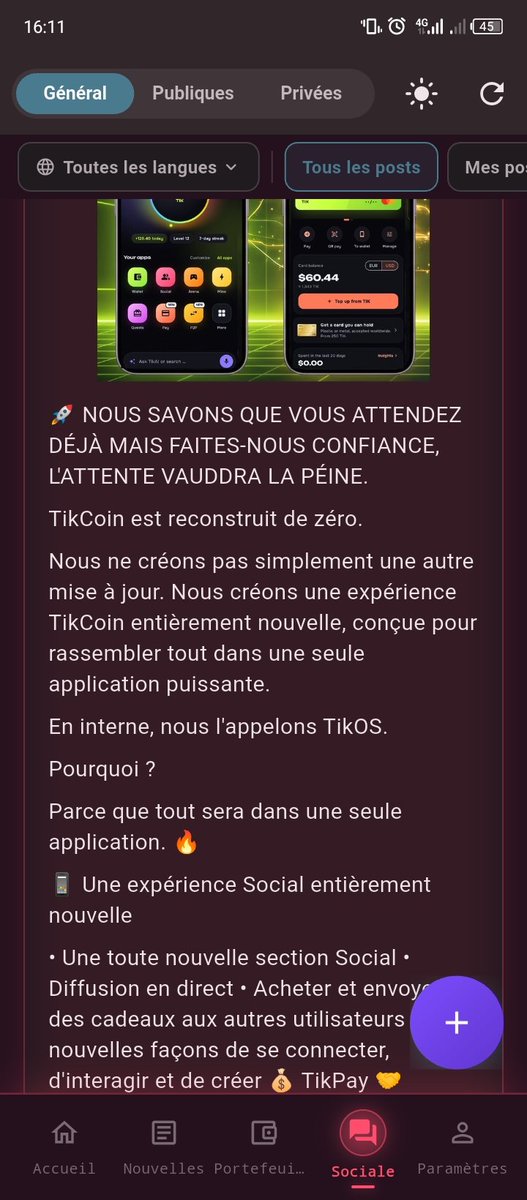 Mobi_Miner's tweet photo. Cette capture envoyé par un ami laisse entendre que l'application est reconstruite à zéro. Mais les anciens de longues dates savent déjà que c'est le même baratin a chaque fois pour préparer les masses à une nouvelle excuse, un glissement suivi d'autre promesses. #RED_FLAG https://t.co/71QtJM93hp