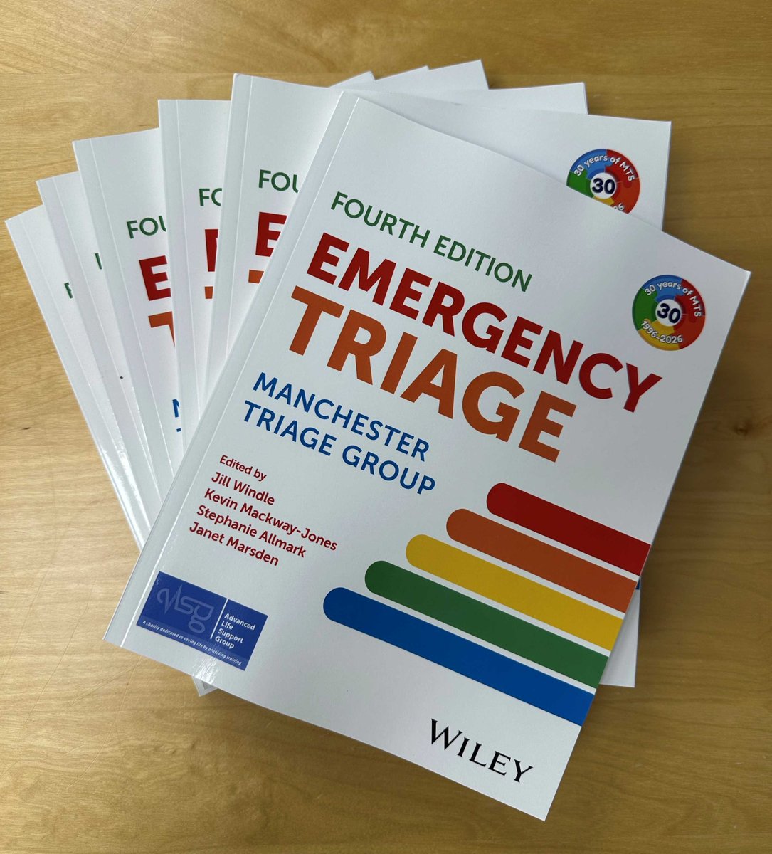 _ALSG_'s tweet photo. It's here! MTS Emergency Triage 4e has officially been published. Congratulations to everyone involved for their hard work, dedication and expertise in bringing this new edition to life. #ManchesterTriage https://t.co/iyMsqzrjTL