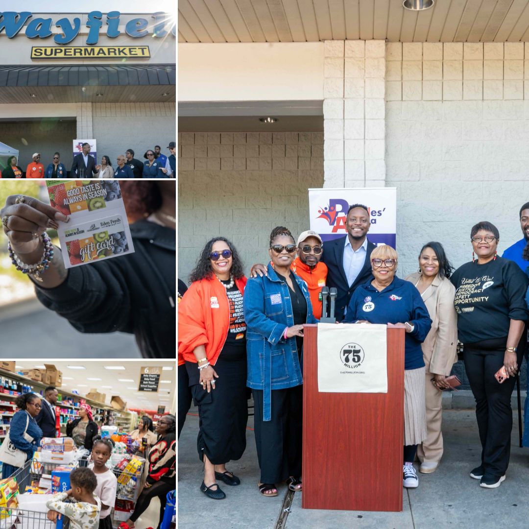 CityofAtlanta's tweet photo. Here’s a recap from Working Women, Rising Costs. Through the 75 Million Campaign and community partners, 250 grocery gift cards were distributed to pre-registered participants, providing direct support to working women and families navigating rising grocery costs. https://t.co/uqp9rDYzXa