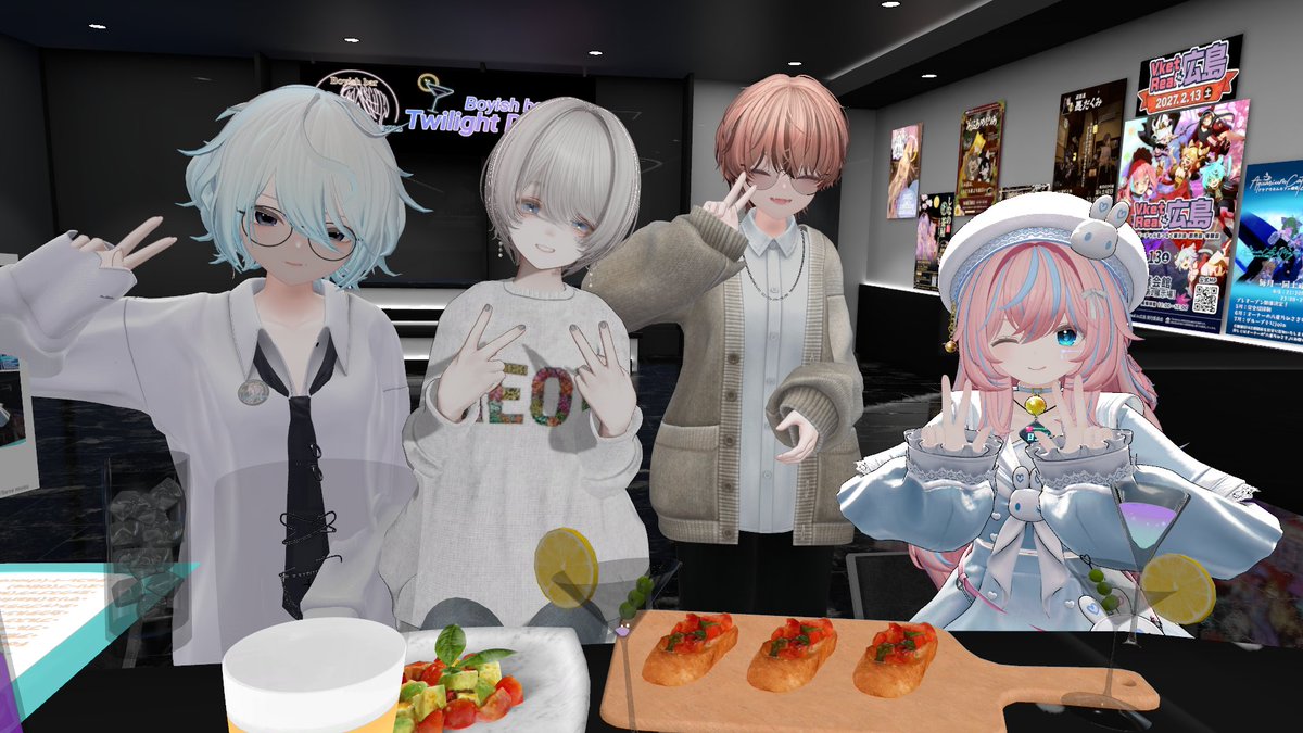 daikon01vrc's tweet photo. #BoyishBarTwilightDreams
フレンドと一緒にイベント行きました
ビンゴ大会きっかけで知ったイベントですが個性的な方が多くて色んなお話ができて楽しかったです☺️
ありがとうございました😉 https://t.co/9s4TvYvszC