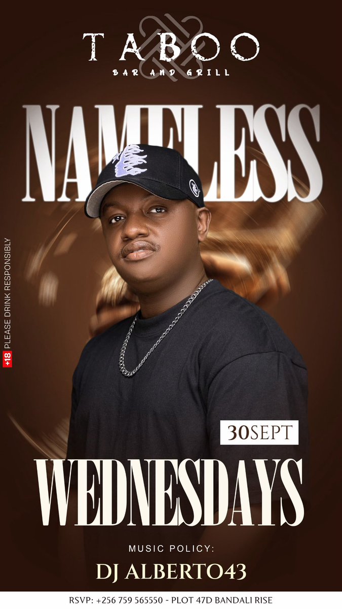DjAludah's tweet photo. 📌 TABOO Bar and Grill 

Link up for a special midweek party!!! https://t.co/44JMUxBR0v