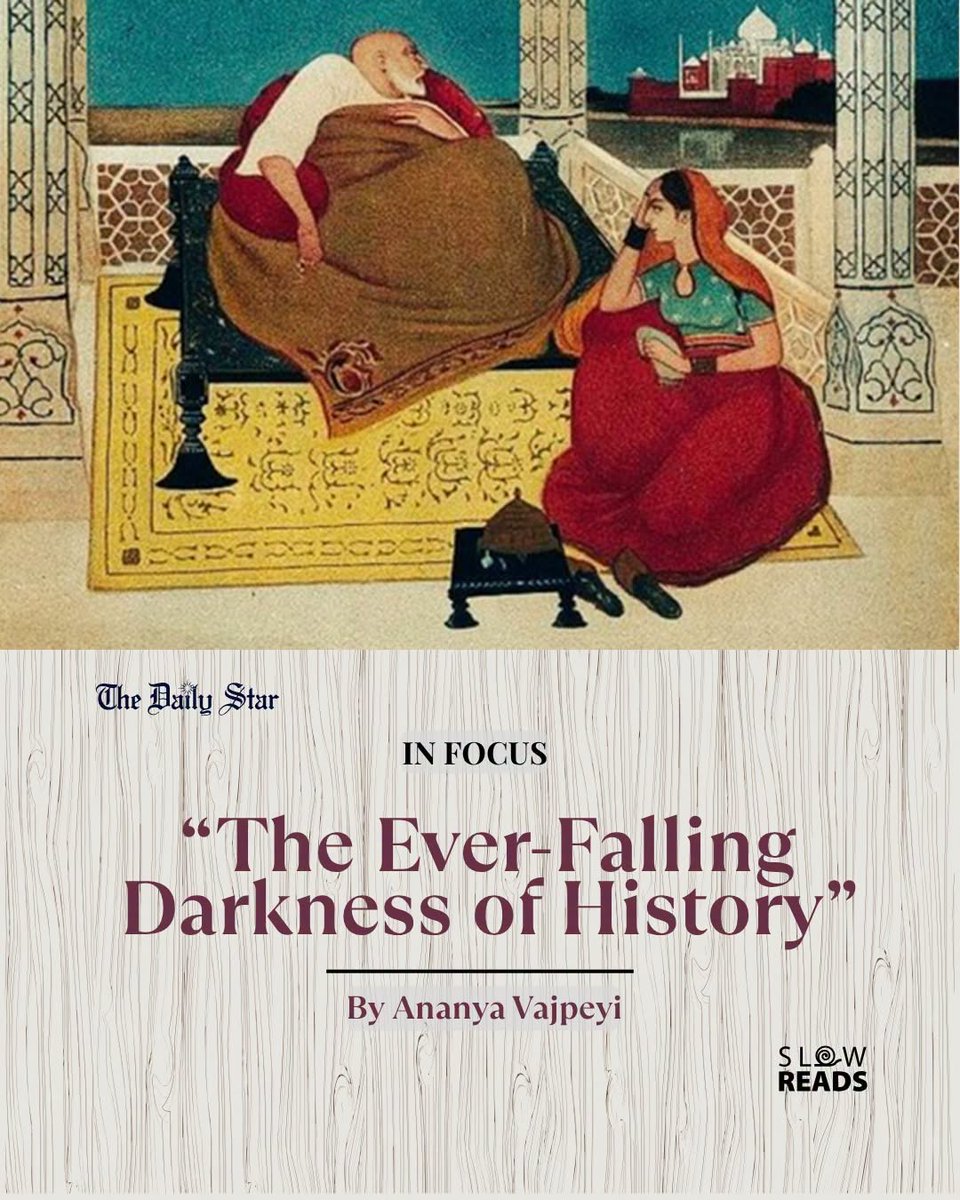Slow_Reads's tweet photo. Abanindranath Tagore’s paintings of Shah Jahan and the Taj Mahal were more than historical portraits — they were meditations on power, grief, beauty, and mortality. Through works like The Passing of Shah Jahan, he captured the fading grandeur of the Mughal Empire while subtly reminding colonial India that no empire lasts forever. Blending history, memory, and emotion, Abanindranath transformed Mughal imagery into a profound reflection on time, loss, and the search for an Indic self.

Read the full article here: https://t.co/ytvLiEeMg7

#SlowReads #AbanindranathTagore #ThePassingOfShahJahan #BengalSchool #RabindranathTagore #MughalHistory