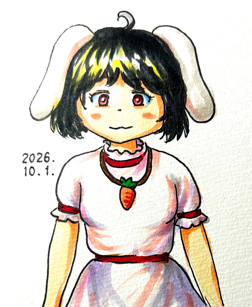 Toshietti's tweet photo. 10月になってしまった
#因幡てゐ #東方Project https://t.co/zoGZ6yqOEK