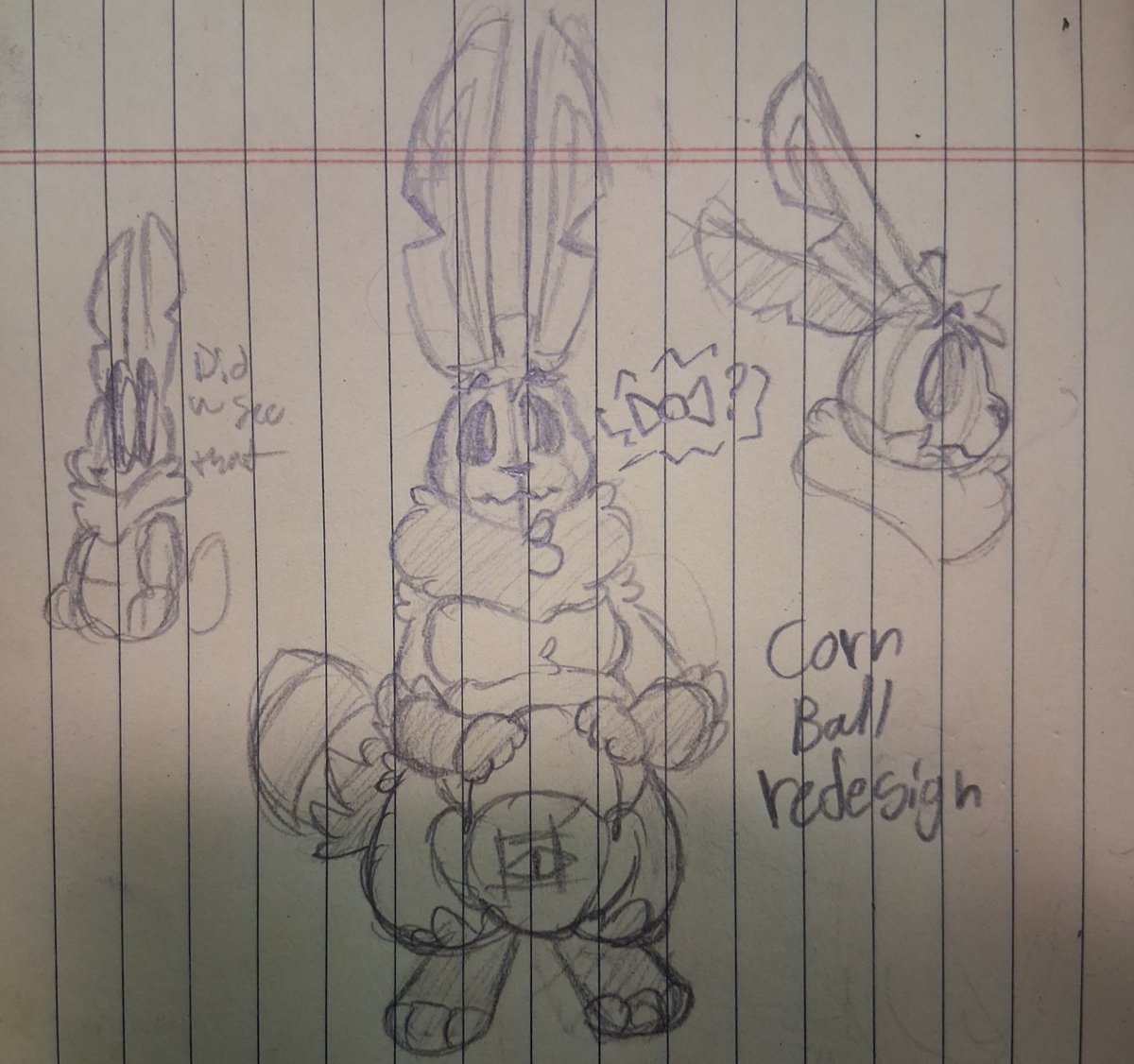 thesillyfox1952's tweet photo. Tomorrow is October 1st

So here's a quick redesign for CornTail 

(ignore that I accidentally wrote down cornball lmao) https://t.co/wGw3mi2FC9