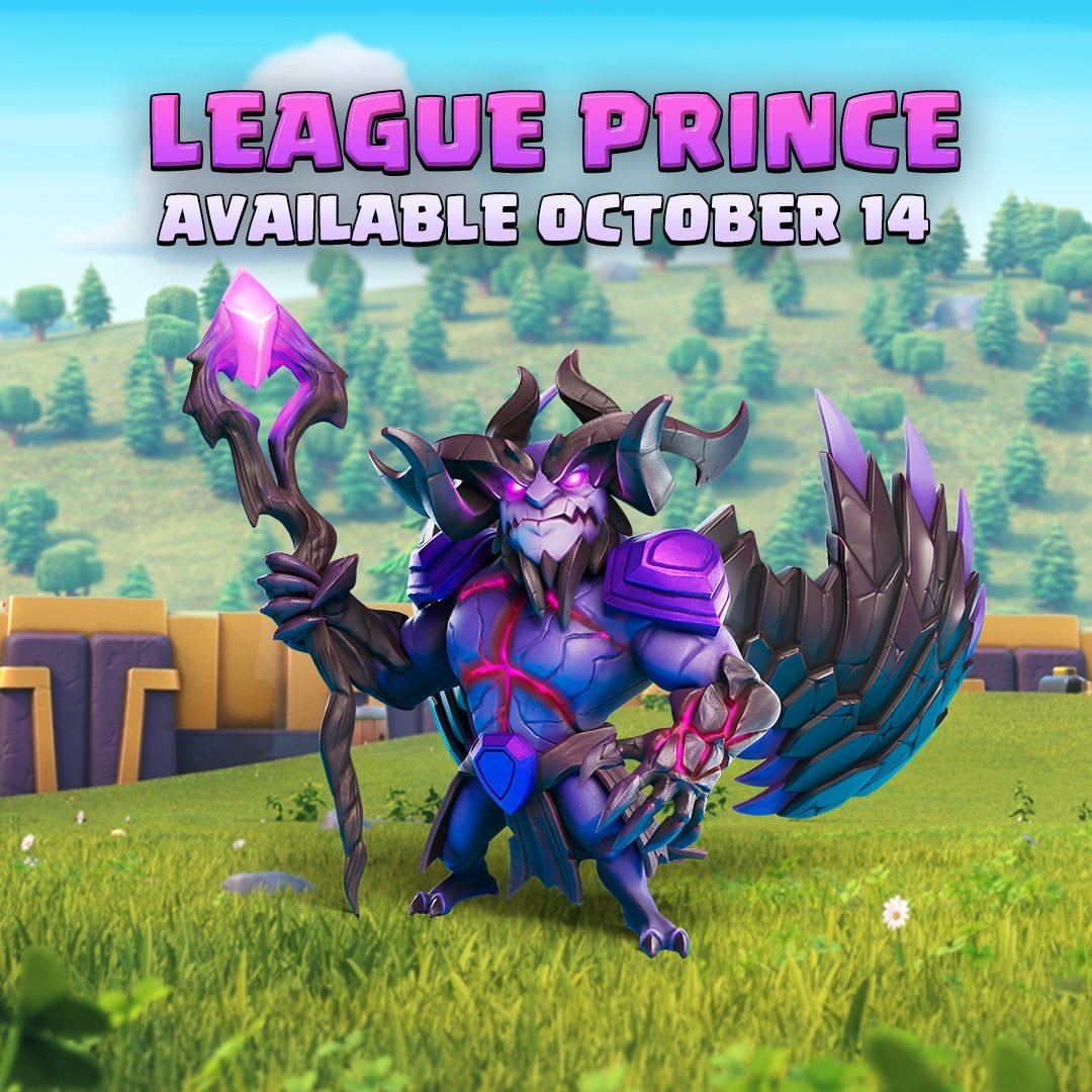 AVB_AleViaBel's tweet photo. ¡«League Prince» estará disponible en la «League Shop» el 14 de octubre a las 8 AM UTC, así que empieza a acumular tus «League Medals»!

#ClashOfClans #ClashOn #CoC #ClashOfClansLeaks #ClashOfLeaks #CoCLeaks #CoCLeak #Leaks #ClashOfClansSneakPeek #SneakPeek #LeaguePrince https://t.co/cJD6nxMkMa