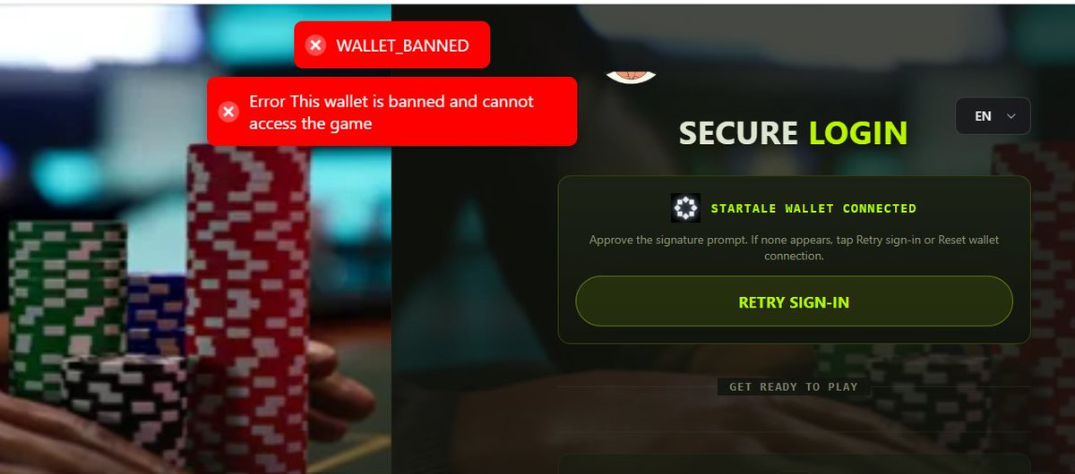BobbyCcaasshh's tweet photo. @lasmetaio Why is my wallet banned, what is the reason?? https://t.co/0yMyZe0ptT