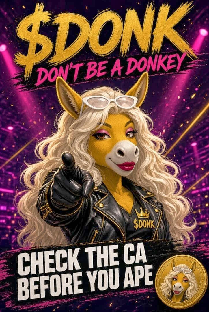 ayoleyi123's tweet photo. Don’t be a donkey
Check the CA before you ape
$DONK is building the tools first

Pls Follow @kadonkadonkmeme and make your people follow too🤝💯

#DONK #Memecoin #Solana https://t.co/p1J74dqG1E