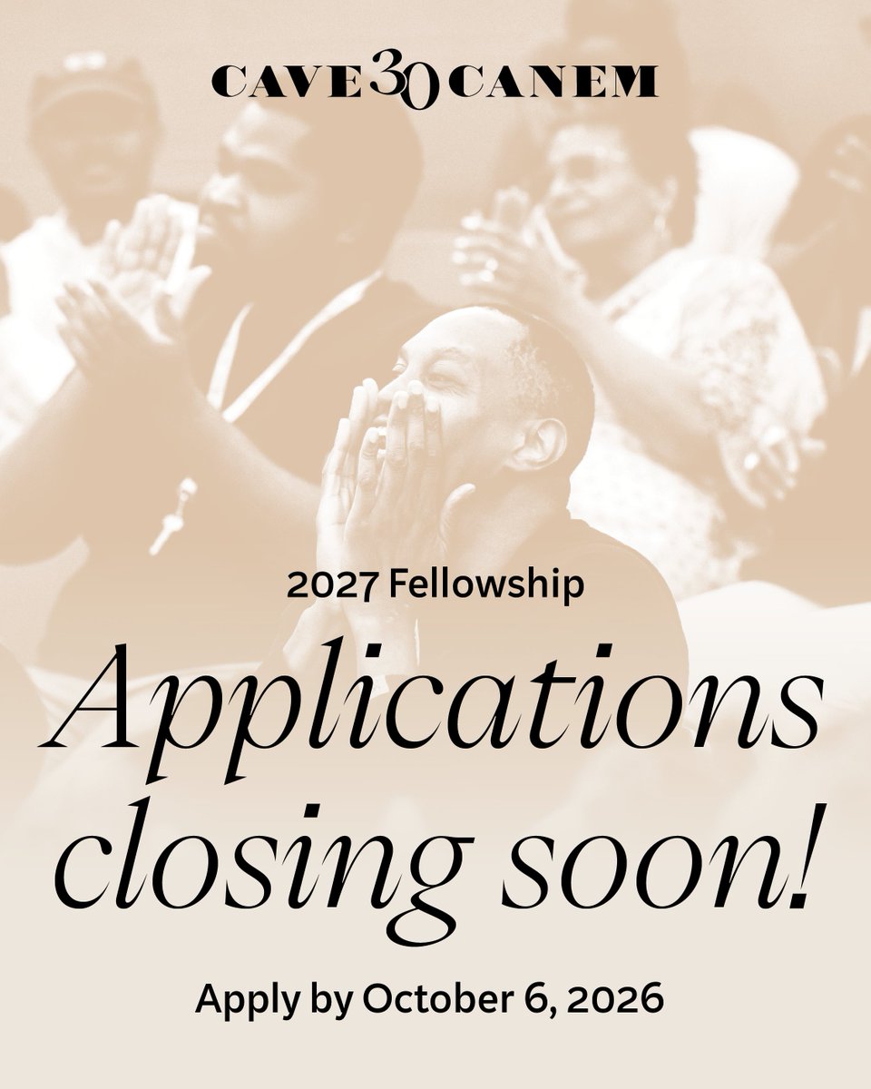 cavecanempoets's tweet photo. Have you submitted your application yet? 👀 Applications close on October 6 at 11:59 PM ET. 

Visit https://t.co/TvPty6rcj0 to learn more and apply. https://t.co/Q3tXYFBmkk