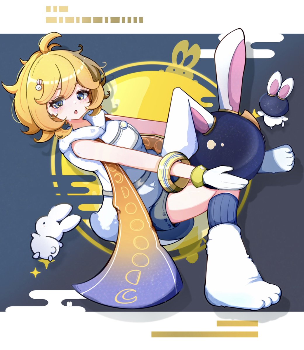 i4_4d's tweet photo. 🌕🐰 https://t.co/vDluDJzKWO