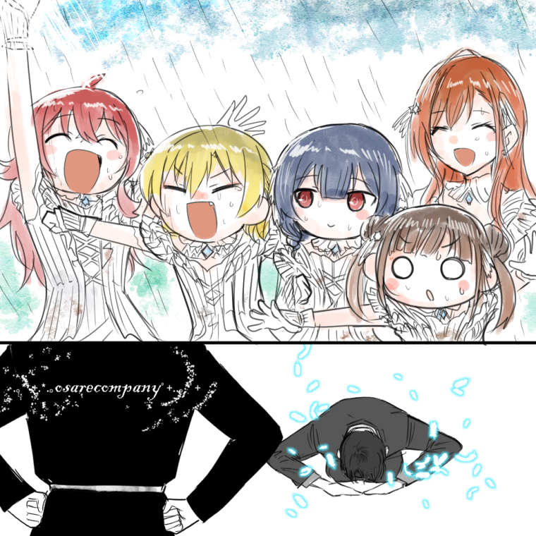 muramurasinai's tweet photo. 土下座するシャニPの絵 https://t.co/tNY3aPpTOe