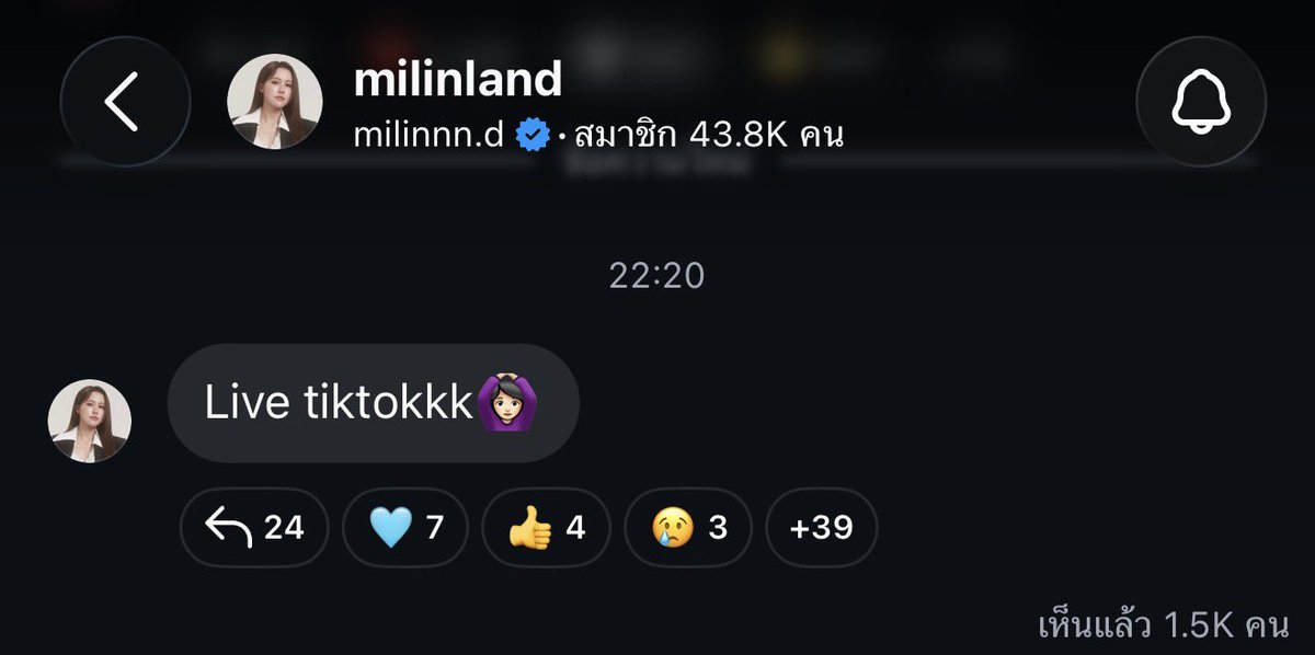 NamneungMilinTH's tweet photo. [ Milinmalaewjaa’s Broadcast Channel ]

Live tiktokkk🙆🏻‍♀️

👉🏻 https://t.co/0OsciyEVir

#หมีมาเยือน🐻 
#NamneungMilinD https://t.co/kdcbDzqcr1