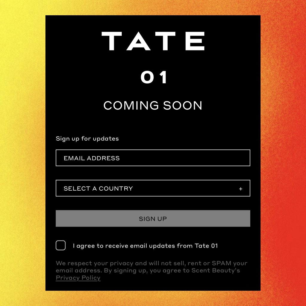 TateMcRaeCrave's tweet photo. Tate McRae appears to be launching her new brand, TATE, with TATE 01 as its first release.

The official Tate by TM website is now live. https://t.co/i282hYrMj8