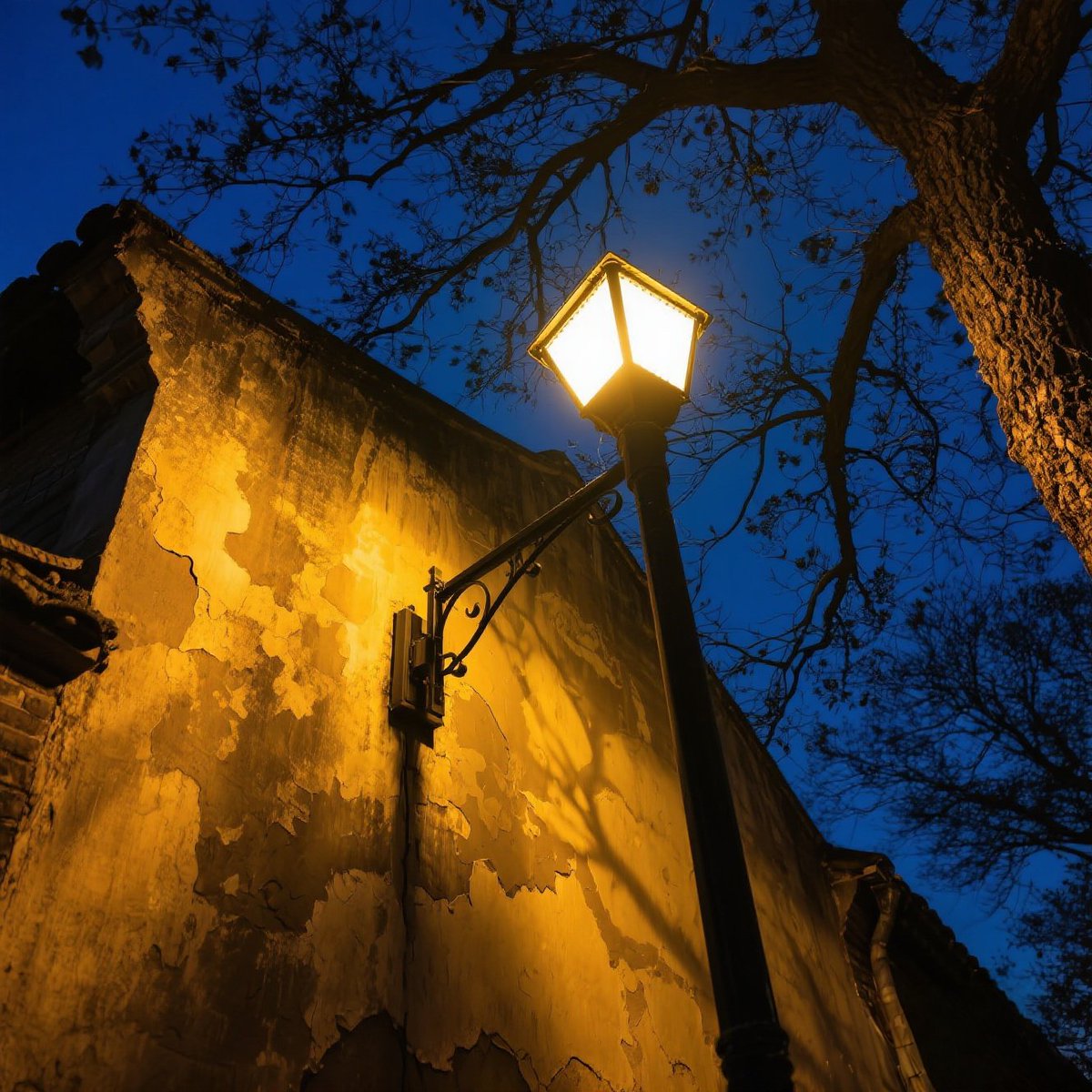 m_moore_197_99c's tweet photo. [The smoke curls around my neck, the corner of the square lamp post catches a mocking glint, and a street铺 (stall) of warm chestnuts waits softly at dusk.] https://t.co/7JR6suMLDB