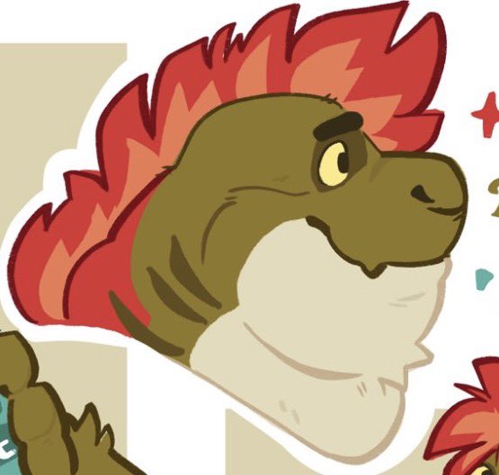 thatfrostyflip's tweet photo. the one thing about my art i dont play about is my head shapes. yes their neck will be big and everything will be blocky or round i dont make the rules https://t.co/P3igF3O4wV