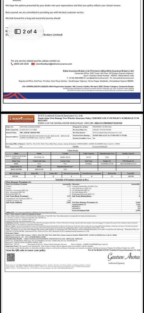 MohammadAimer's tweet photo. Royal Enfield Store Srinagar Jammu and Kashmir Lasjan
FYI New Policy Attached Below https://t.co/7GotKr8I9T
