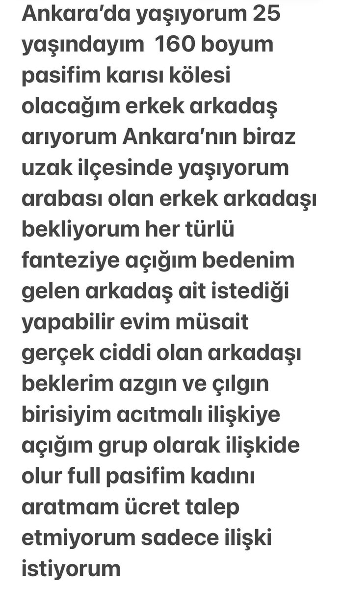 06ankaral4's tweet photo. #ankarapasif #ankaraaktiferkekarkadaşarıyorum #ankarafullpasif acil erkek arkadaş arıyorum arabası olan gelsin evim müsait Dm den mesajı bekliyorum https://t.co/wotnn9K04C