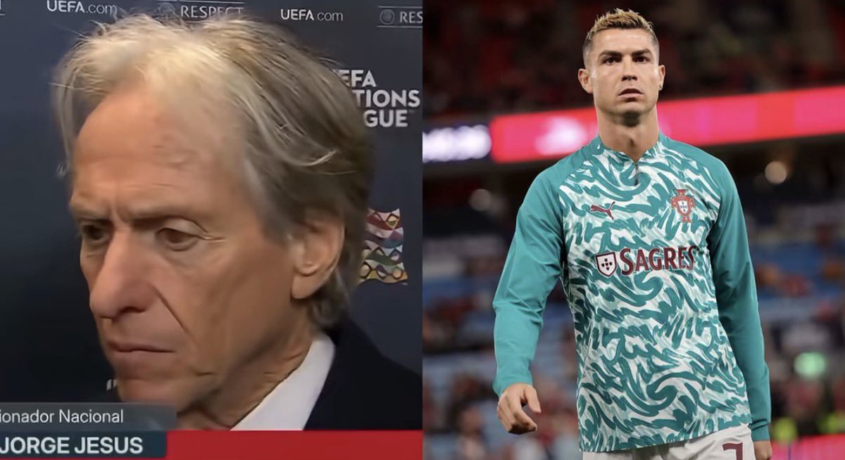 _cr7inho's tweet photo. 🚨 Jorge Jesus :

« Ronaldo n’a pas refusé de s’entraîner. » https://t.co/3omca30Vmz